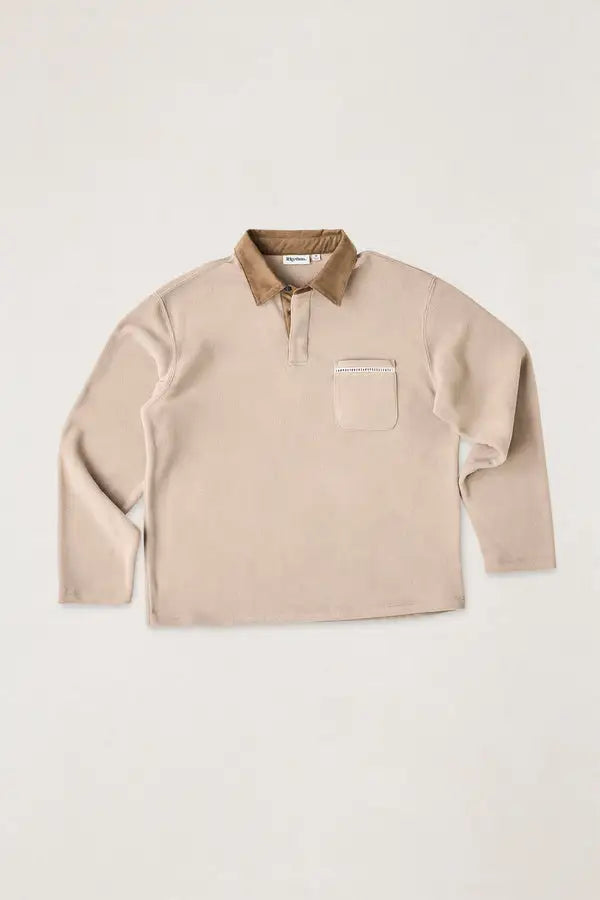 Rhythm Mens Shirt Ladder Polar Ls Polo