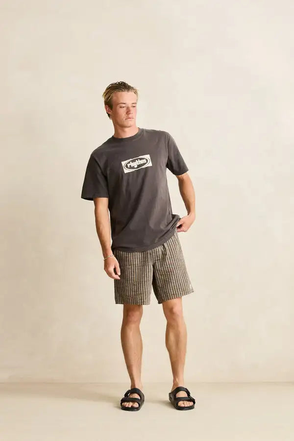 Rhythm Mens Shorts Texture Stripe Jam