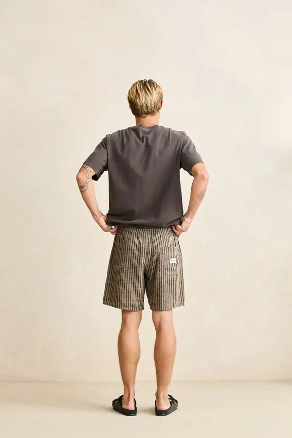 Rhythm Mens Shorts Texture Stripe Jam