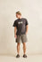 Rhythm Mens Shorts Texture Stripe Jam