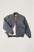Rhythm Mens Jacket Washed Canvas Bomber