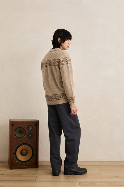 Rhythm Mens Shirt Longreach Jaquard Knit
