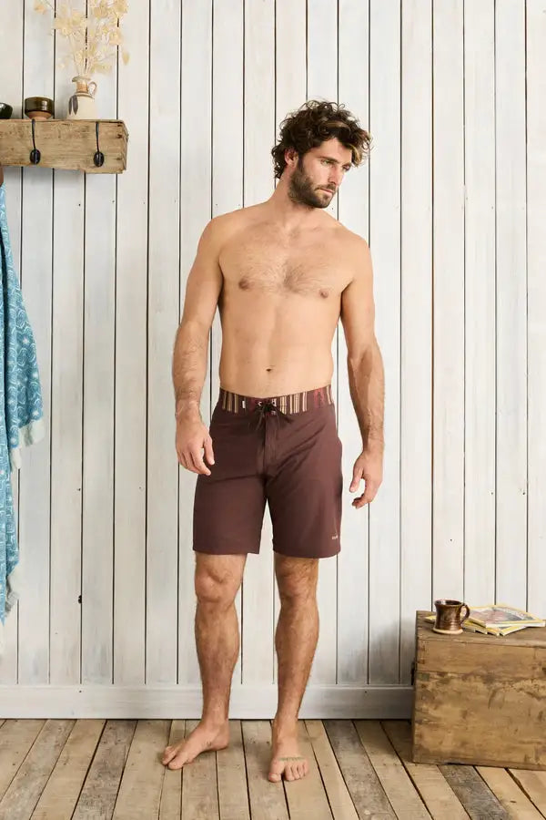 Rhythm Mens Boardshorts Propagate Trunk Earth