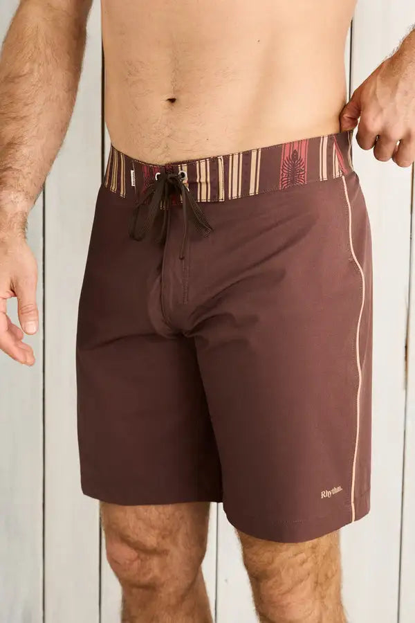 Rhythm Mens Boardshorts Propagate Trunk Earth