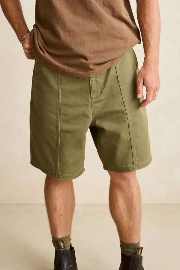 Rhythm Mens Shorts Relaxed Haight Twill