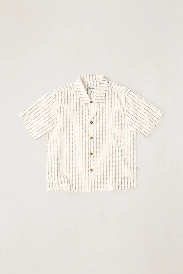 Rhythm Mens Woven Vacation Stripe Crop
