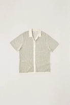 Rhythm Mens Knit Hi Lo Knit Button Up