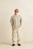 Rhythm Mens Knit Hi Lo Knit Button Up