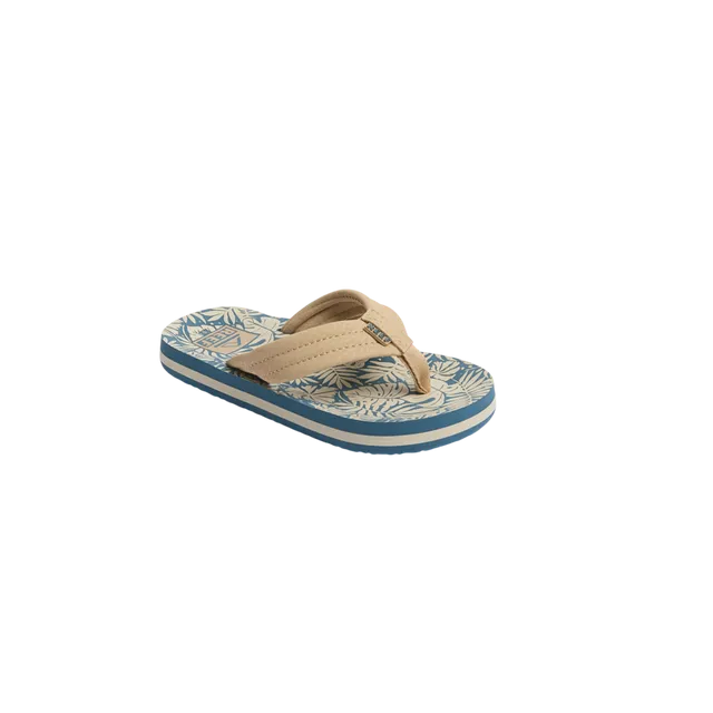 Reef Kids Sandals Kids Ahi Blue/Tan Palm