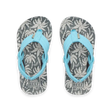 Reef Kids Sandals Little Ahi Light Blue Palm