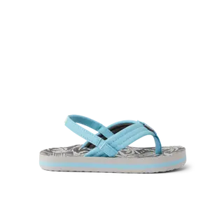 Reef Kids Sandals Little Ahi Light Blue Palm