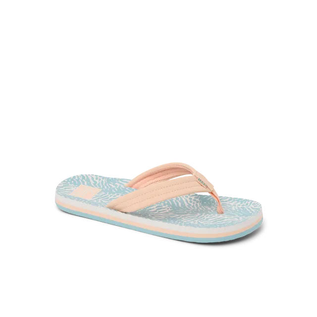 Reef Kids Sandals Kids Ahi Peach/Blue Animal