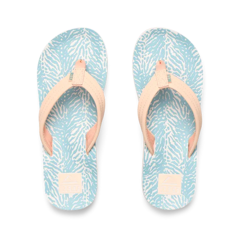 Reef Kids Sandals Kids Ahi Peach/Blue Animal