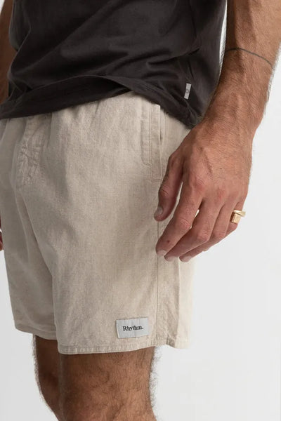 Rhythm Mens Shorts Classic Linen Jam