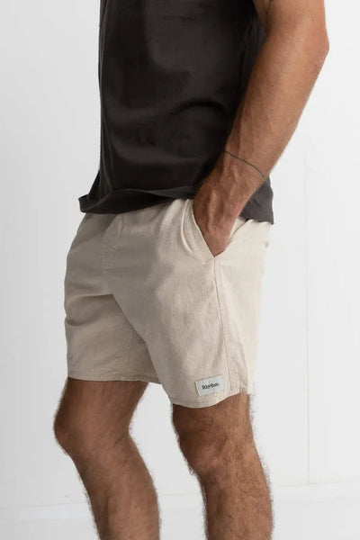 Rhythm Mens Shorts Classic Linen Jam