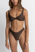 Rhythm Womens Bikini Top Classic Underwire