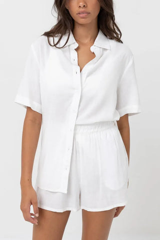 Rhythm Womens Shirt Classic Lounge