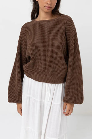 Rhythm Womens Sweater Classic Knit Jumper