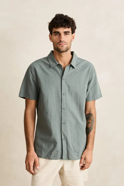 Rhythm Mens Woven Classic Linen