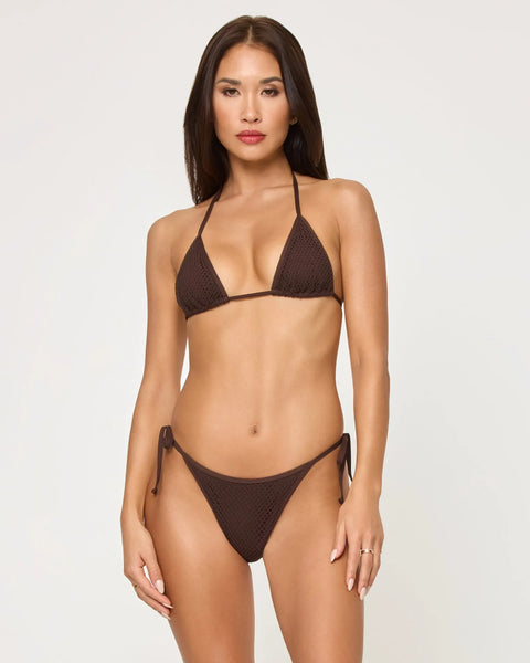 L*Space Womens Bikini Top Aspen