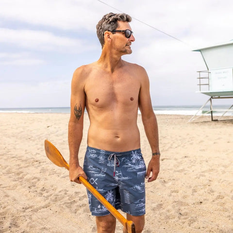 COVA Mens Boardshorts Outrigger Swim Trunk