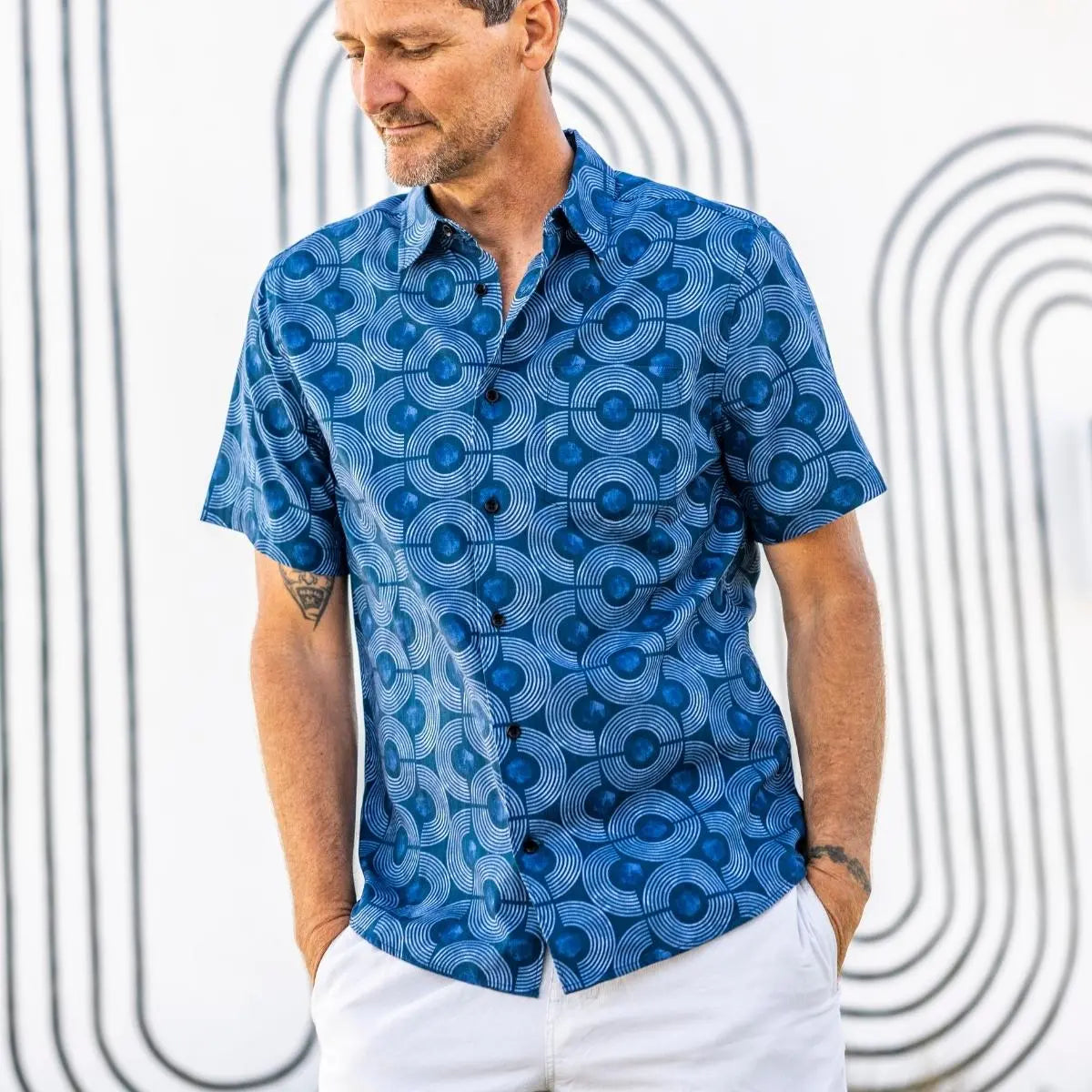 COVA Mens Woven Diamond Head