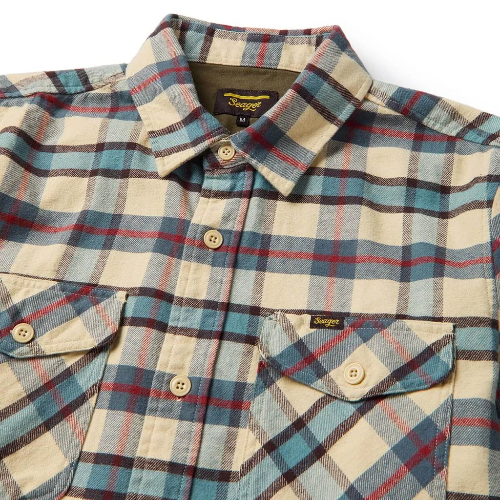 Seager Mens Shirt Calico Flannel