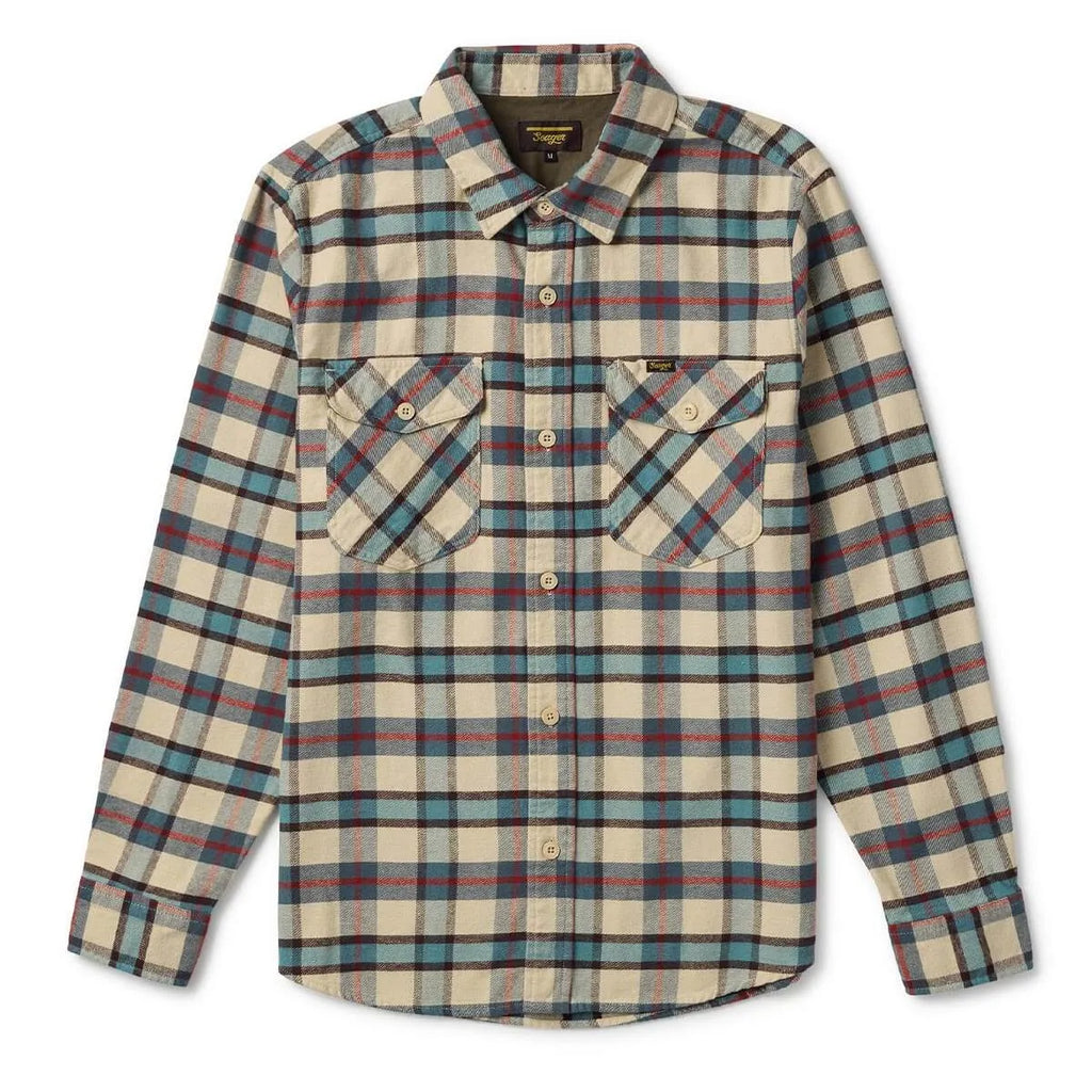 Seager Mens Shirt Calico Flannel