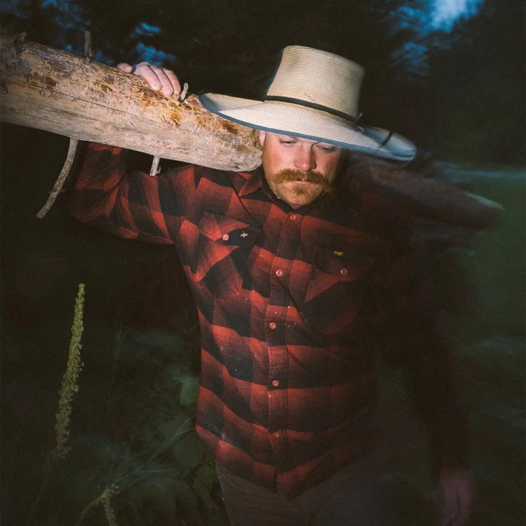 Seager Mens Shirt Calico Flannel