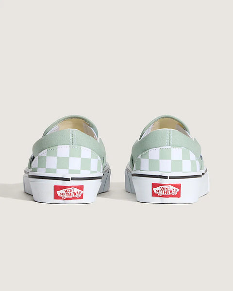 Vans Womens Shoes Color Theory Classic Slip-On Checkerboard