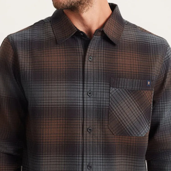 Roark Revival Mens Shirt Crossroads Organic Cotton Flannel