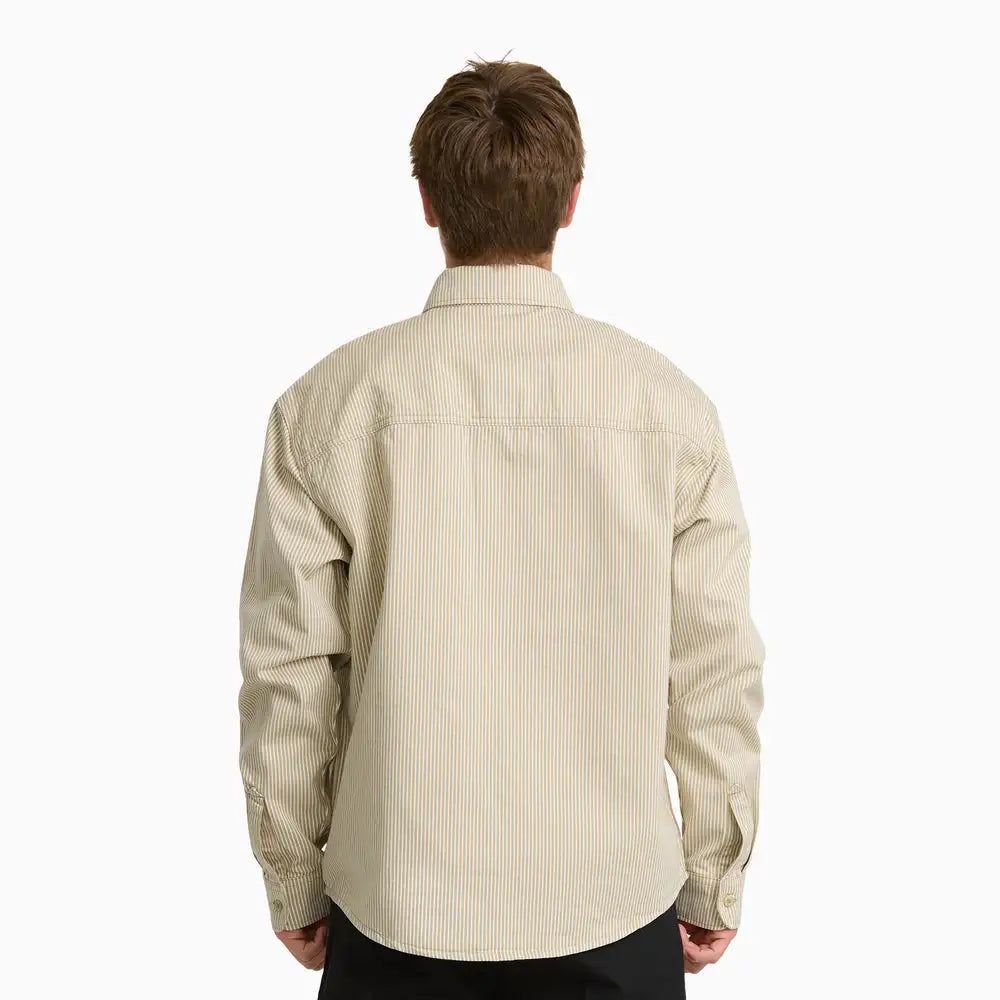 Dickies Mens Shirt Hickory Long Sleeve Work Shirt
