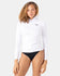 Roxy Womens Rashguard New Essentials Long Sleeve Hoodie Zipped