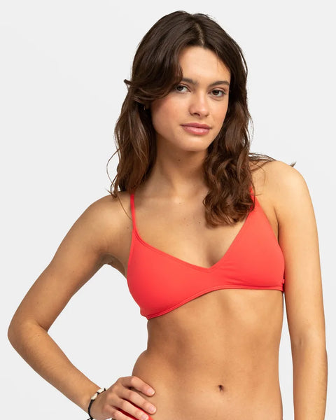 Roxy Womens Bikini Top Beach Classics Triangle