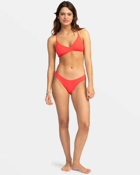 Roxy Womens Bikini Bottoms Beach Classics High Leg