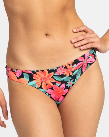 Roxy Womens Bikini Bottoms Printed Beach Classics Tanga