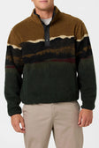 Oneill Mens Jacket Crestline Hi Pile Half Snap