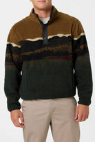 Oneill Mens Jacket Crestline Hi Pile Half Snap