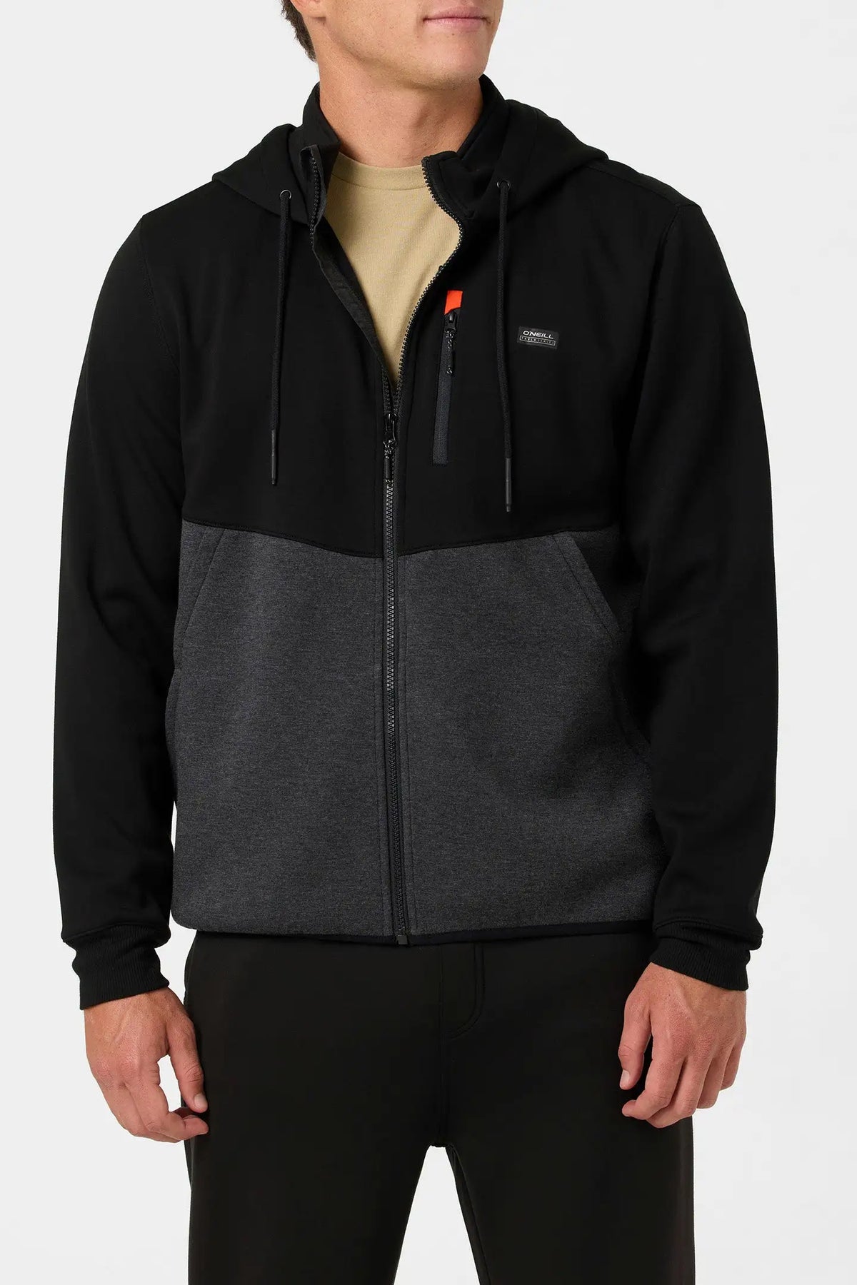 Oneill Mens Sweatshirt TRVLR Tech Fleece Hoodie Jacket