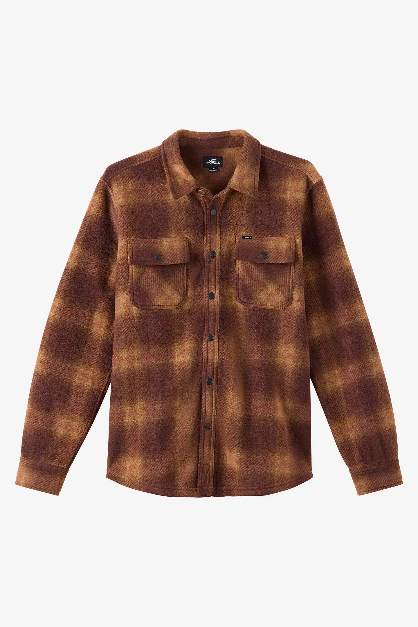 Oneill Mens Shirt Glacier Plaid Superfleece