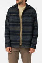 Oneill Mens Shirt Hooded Lined Flannel