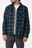Oneill Mens Shirt TRVLR Micro High Pile Lined Flannel