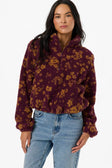Oneill Womens Jacket Kacey High Pile 1/2 Zip