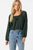 Oneill Womens Shirt Cami Knit Long Sleeve Top