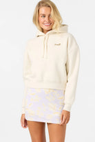 Oneill Womens Sweatshirt Arden Cropped Hoodie Pullover Fleece