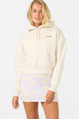 Oneill Womens Sweatshirt Arden Cropped Hoodie Pullover Fleece