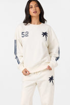Oneill Womens Sweatshirt Team Oversized Crew Neck Fleece