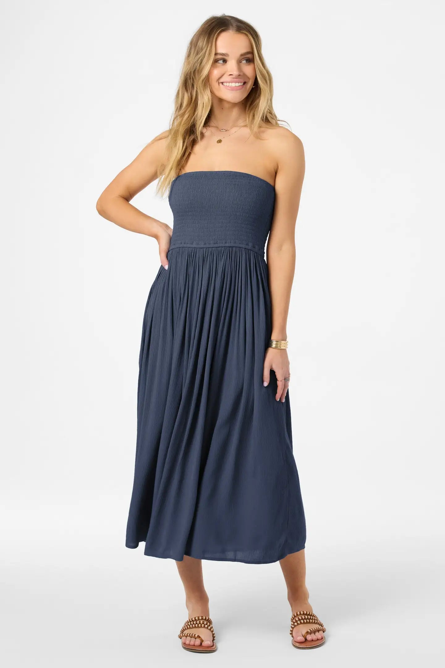 Oneill Womens Dress Piper Midi