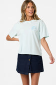 Oneill Womens Shirt O'Riginals Salty Circle Surfer Easy Tee