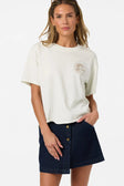 Oneill Womens Shirt O'Riginals Salty Circle Surfer Easy Tee